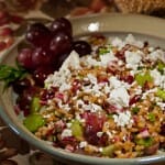 Farro Salad with Grapes, Goat Cheese & Tarragon - A Family Feast
