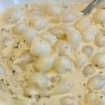 Pearl Onions in Cream Sauce - A Family Feast