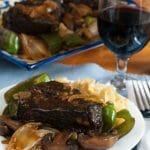 Braised Beef Over Egg Noodles - A Family Feast