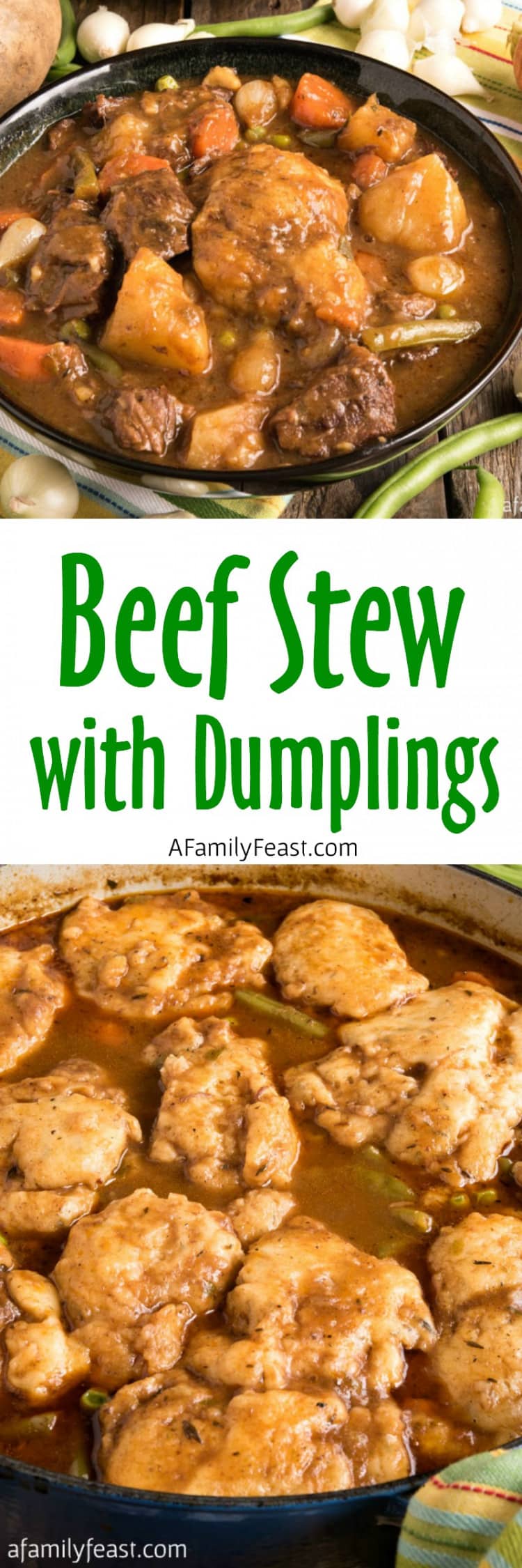 Beef Stew with Dumplings A Family Feast