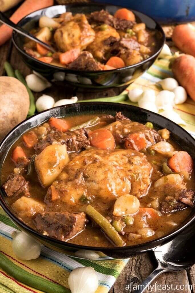 Beef Stew with Dumplings A Family Feast
