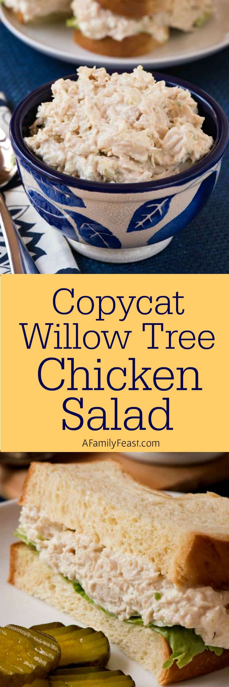 Copycat Willow Tree Chicken Salad - Our attempt at recreating the famous Willow Tree chicken salad - and I think we're pretty close!