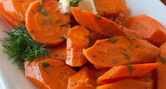 Fresh Carrots with Butter and Dill - A Family Feast
