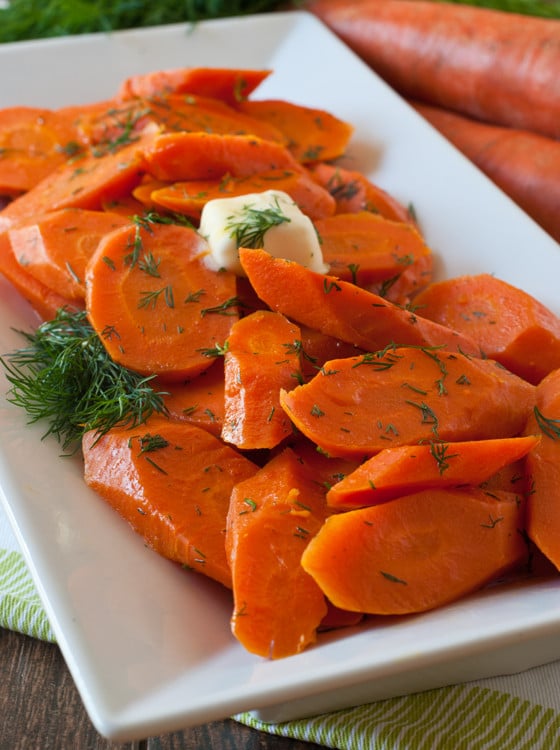 Fresh Carrots with Butter and Dill - A Family Feast