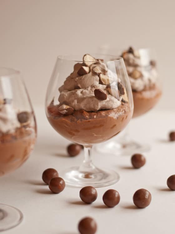 chocolate malted mousse