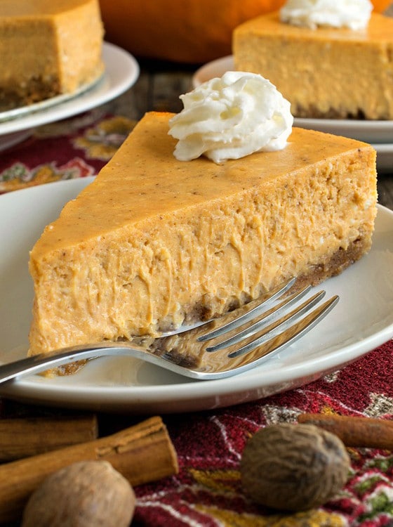 Pumpkin Cheesecake - A Family Feast