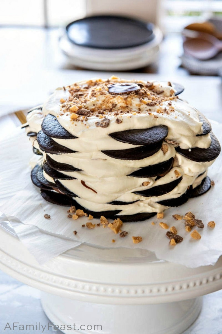 Chocolate Nutella Toffee Icebox Cake A Family Feast