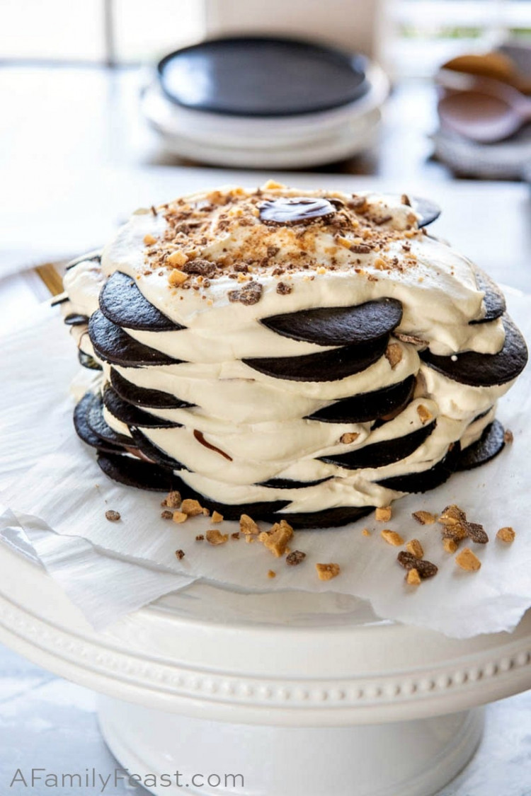 Chocolate Nutella Toffee Icebox Cake A Family Feast
