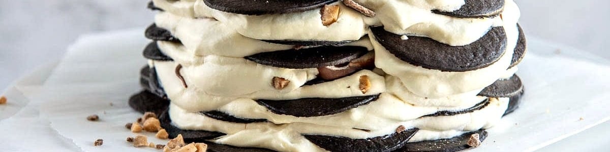 Chocolate Nutella Toffee Icebox Cake