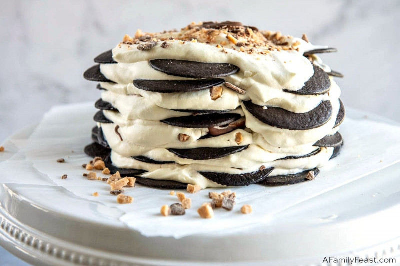 Chocolate Nutella Toffee Icebox Cake A Family Feast