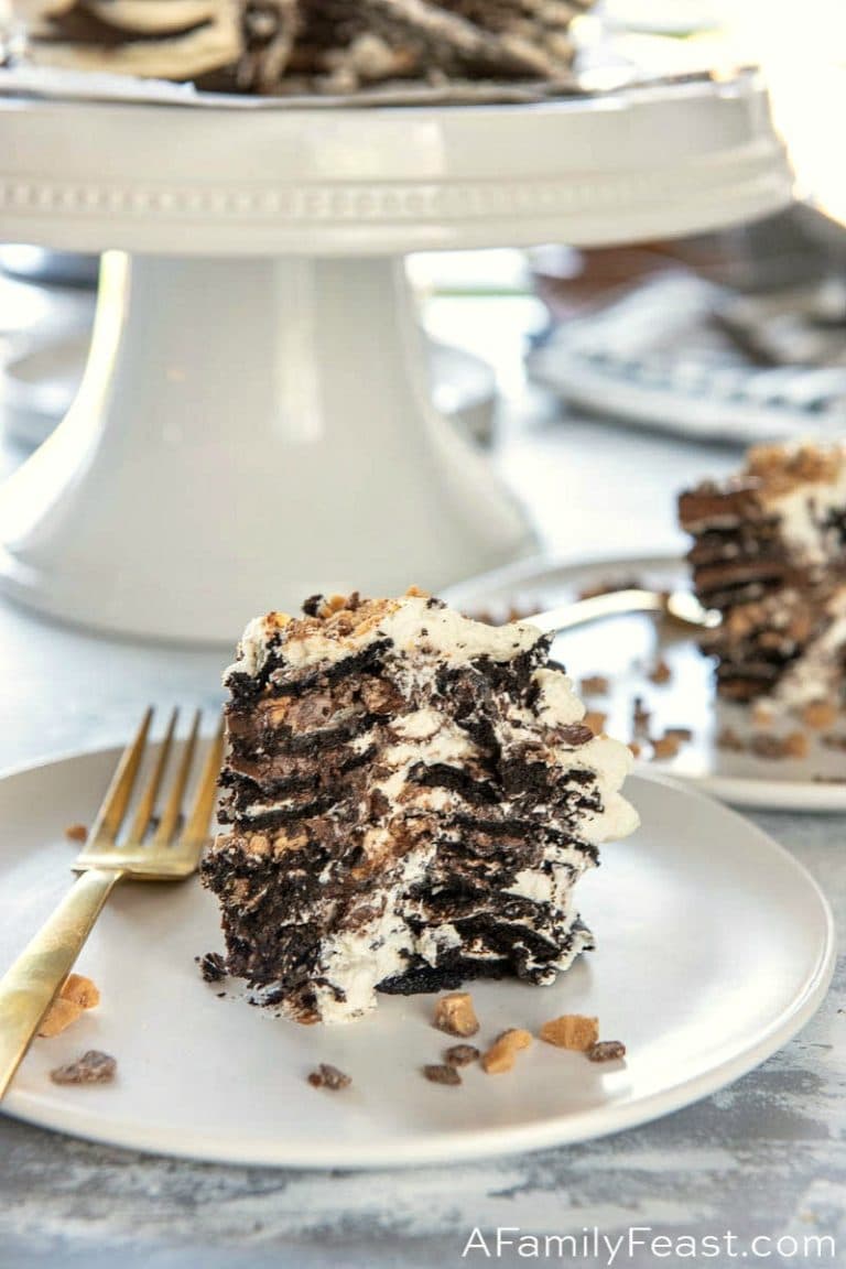 Chocolate Nutella Toffee Icebox Cake A Family Feast