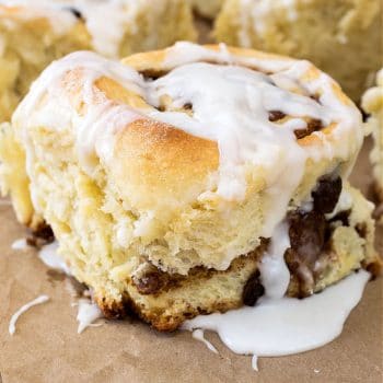Cinnamon Rolls with Bourbon-Soaked Raisins