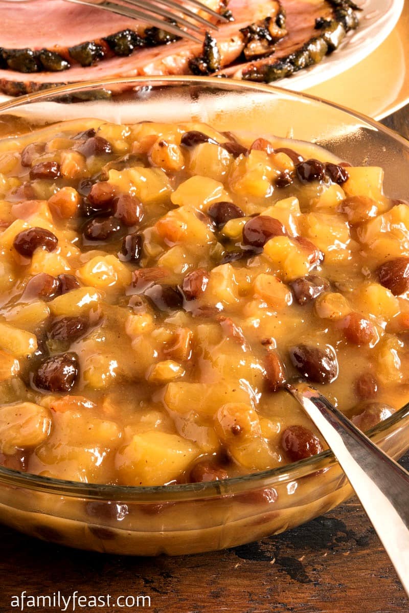 Pineapple Raisin Sauce Serve this easy sauce with your holiday ham!