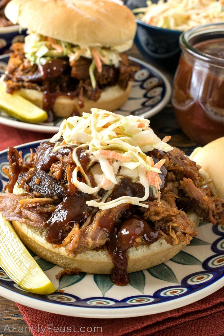 Pulled Pork with Bourbon Barbecue Sauce A Family Feast