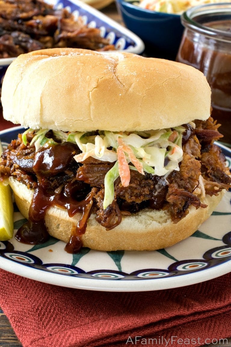 Pulled Pork with Bourbon Barbecue Sauce A Family Feast