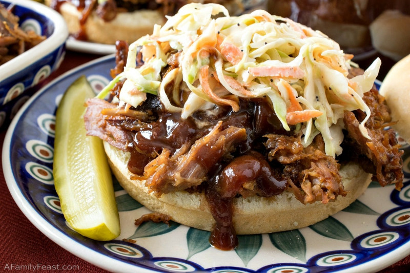 Pulled Pork with Bourbon Barbecue Sauce A Family Feast