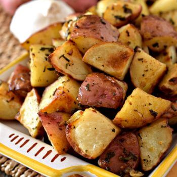 Tuscan Roasted Potatoes - A Family Feast