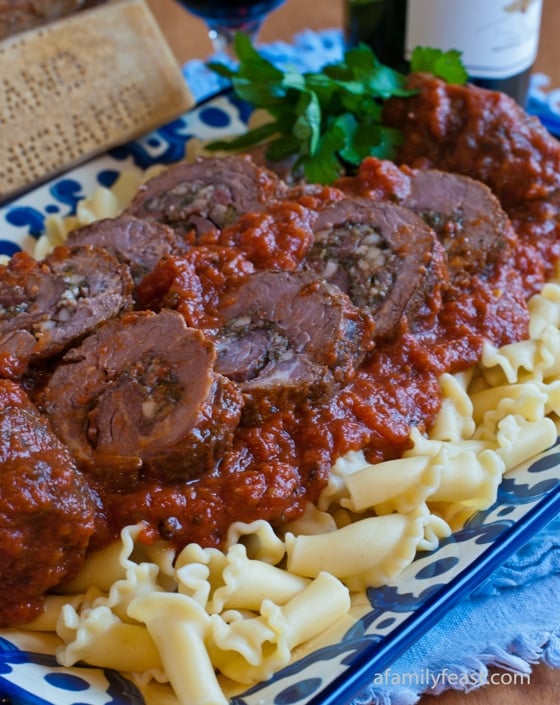 Grandma Gennaco's Beef Braciole by A Family Feast