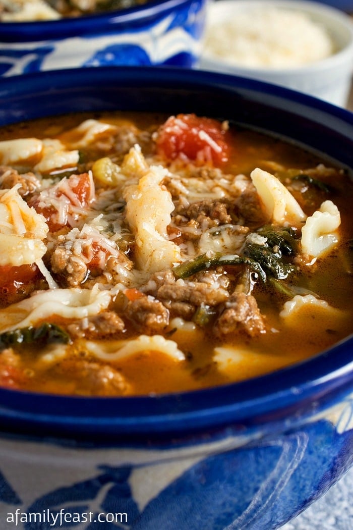 Hamburger Soup - A Family Feast