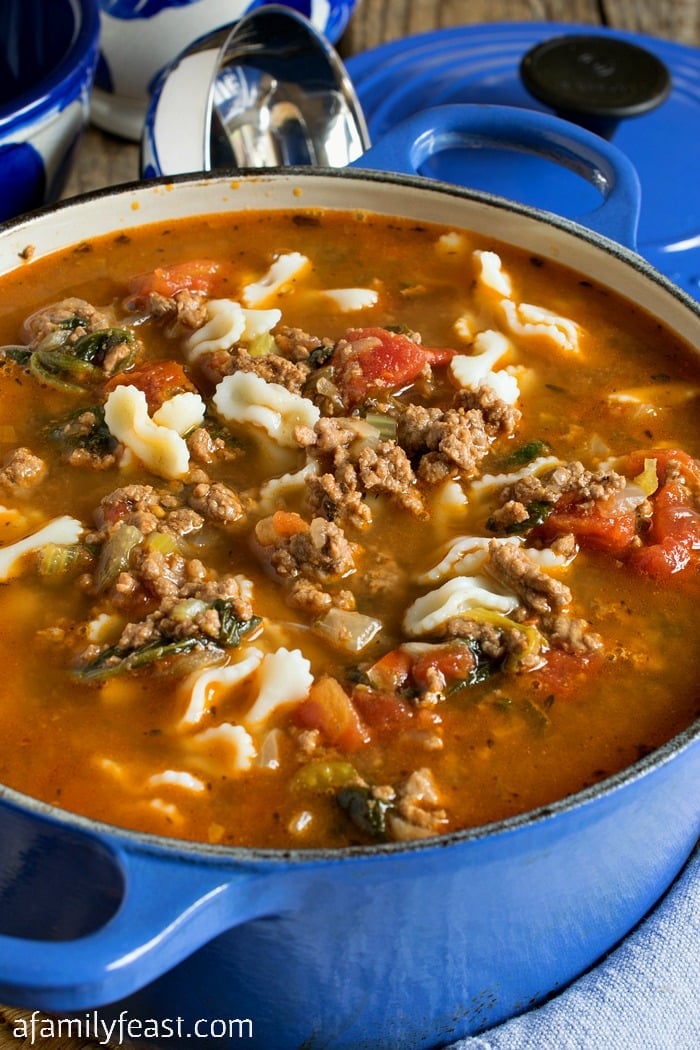 Hamburger Soup - A Family Feast