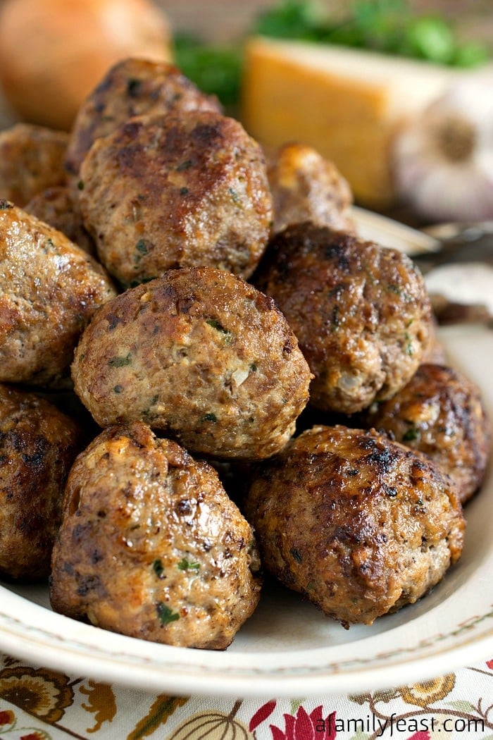 Italian-Style Meatballs - A Family Feast