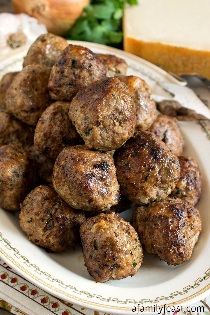 Italian Style Meatballs A Family Feast