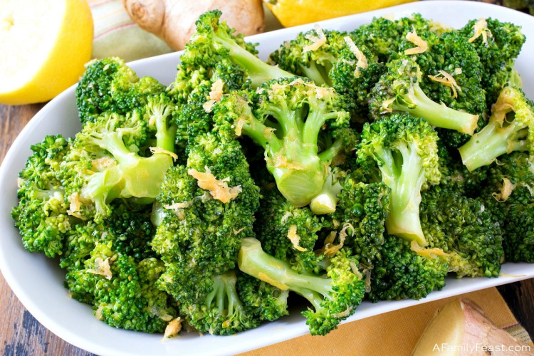 Lemon Ginger Broccoli