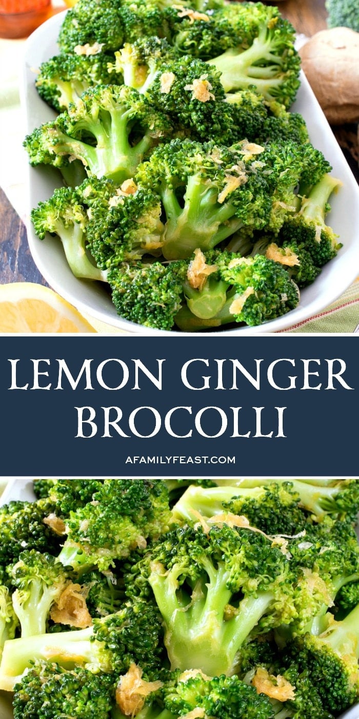 Lemon Ginger Broccoli