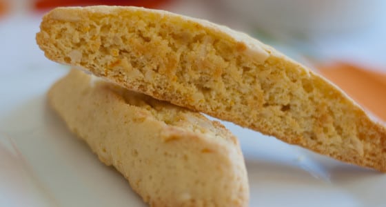 Orange Almond Biscotti - Another great recipe from our honeymoon in Italy! A Family Feast