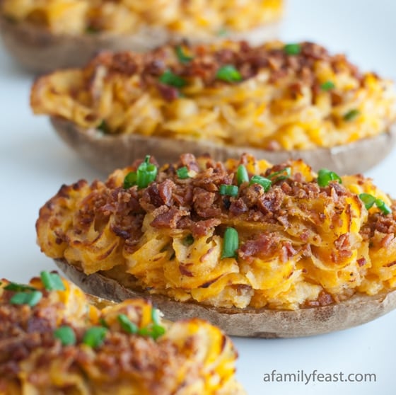 Twice Baked Potatoes - A Family Feast