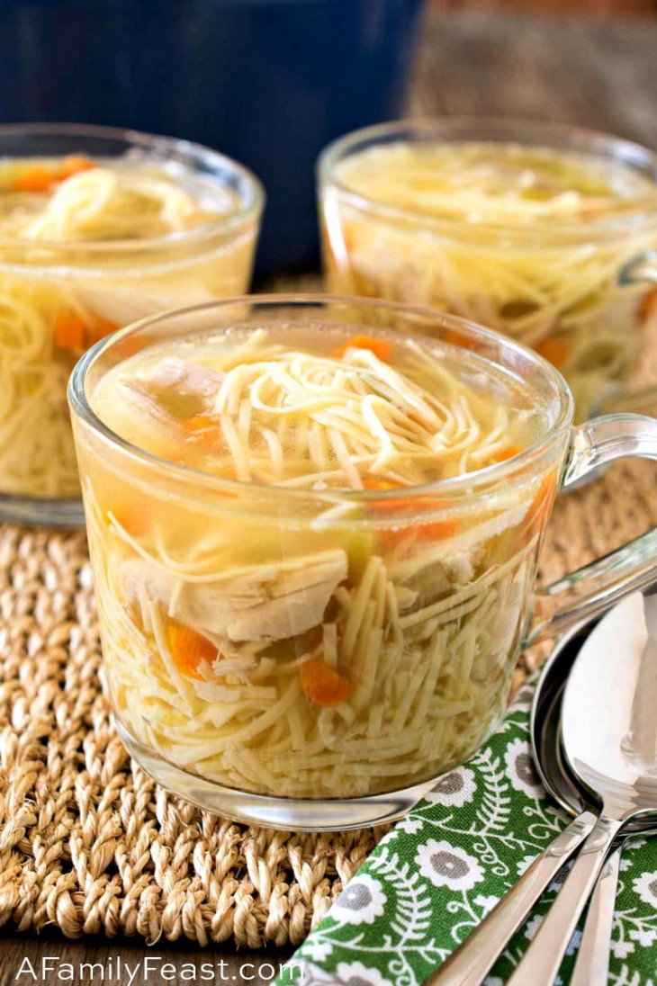 Chicken Noodle Soup (New York Penicillin) A Family Feast