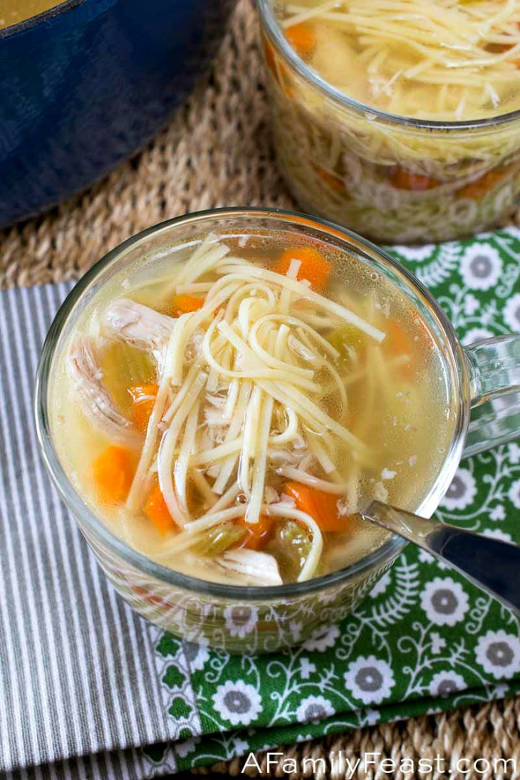 Chicken Noodle Soup (New York Penicillin) A Family Feast