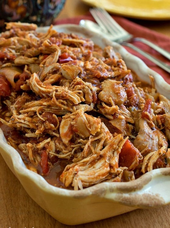 Mexican Pulled Chicken - A Family Feast