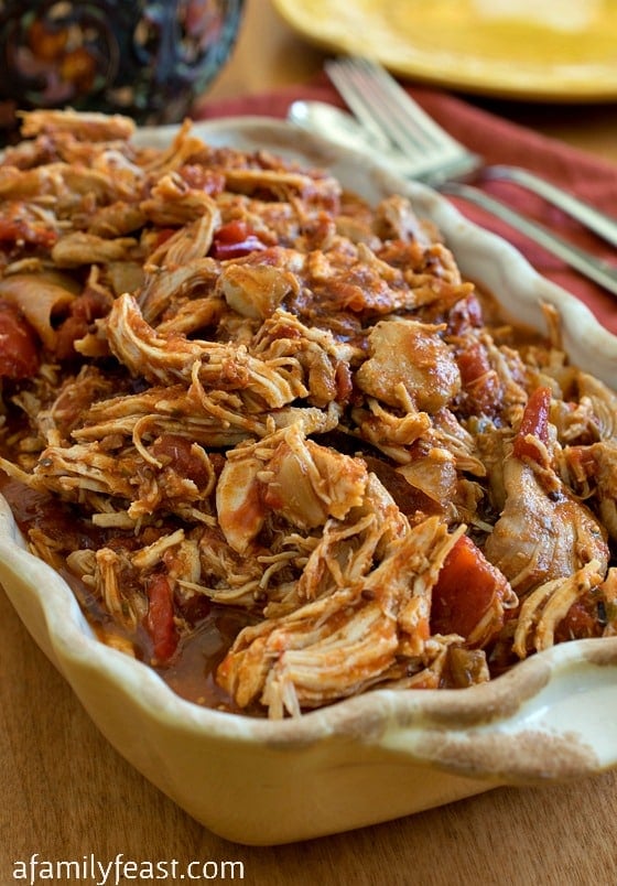 Mexican Pulled Chicken - A Family Feast