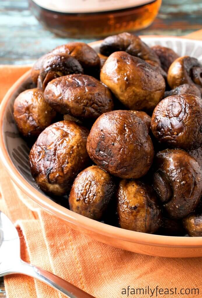 Sautéed Mushrooms with Bourbon