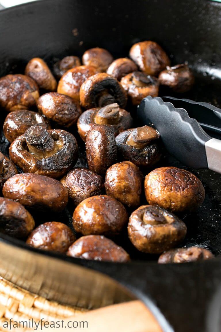 Sautéed Mushrooms with Bourbon