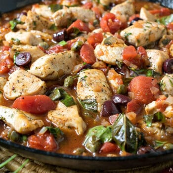 Zesty Chicken With Shallots, Capers and Olives