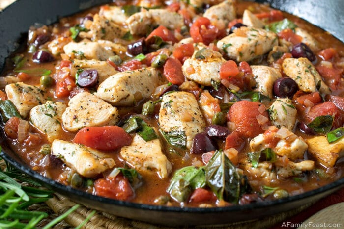 Zesty Chicken With Shallots, Capers and Olives