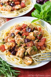 Zesty Chicken With Shallots, Capers and Olives