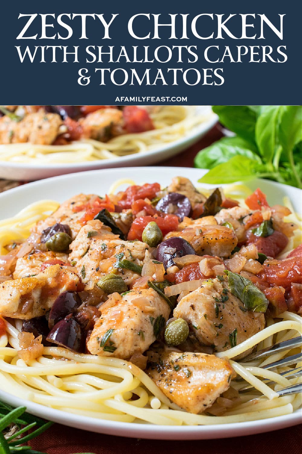 Zesty Chicken with Shallots, Capers and Olives