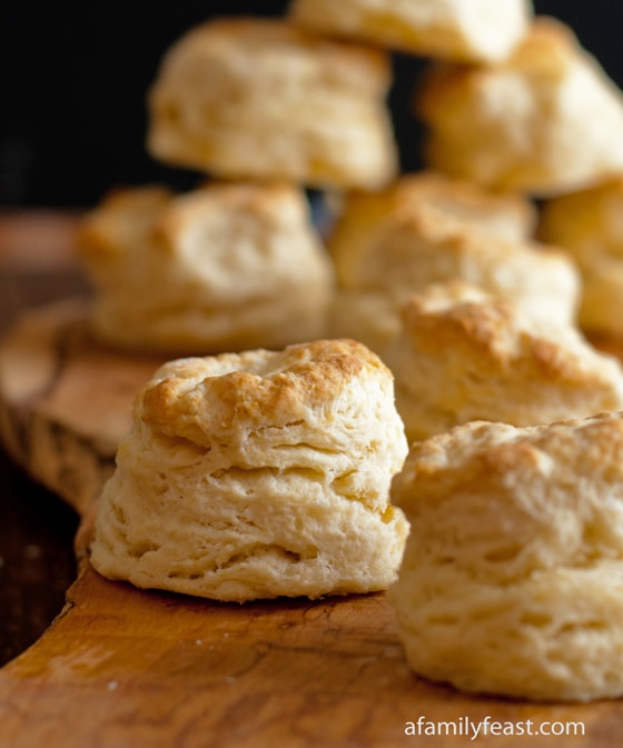 Sweet Buttermilk Biscuits - A Family Feast