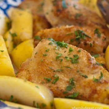 Chicken and Apples in Honey Mustard Sauce - A Family Feast