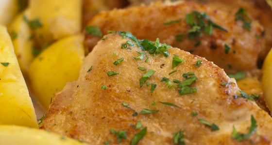 Chicken and Apples in Honey Mustard Sauce - A Family Feast