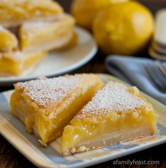 Lemon Bars - A Family Feast