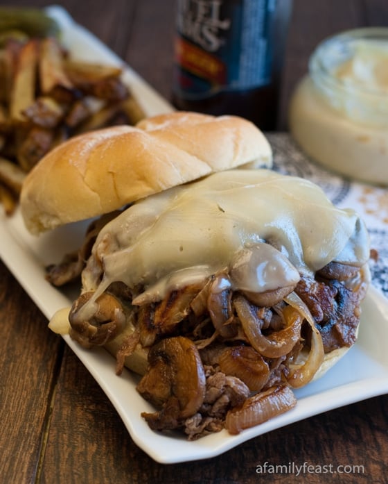 Steak Bomb Sandwich - A Family Feast