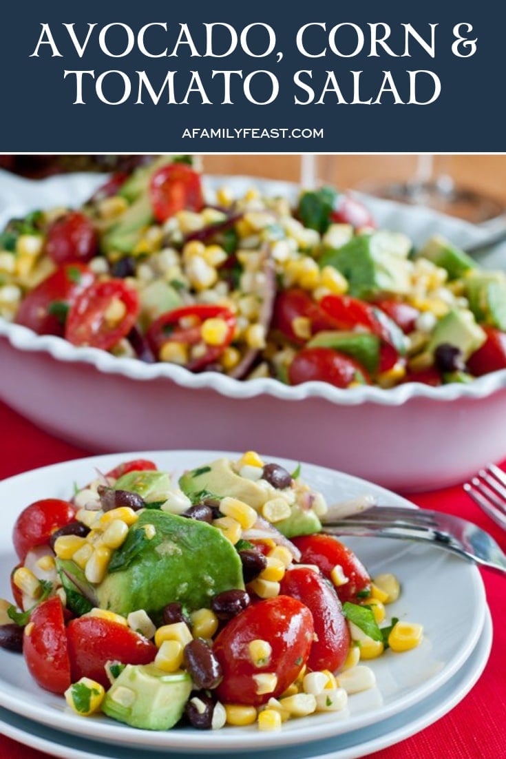 Avocado Corn & Tomato Salad 