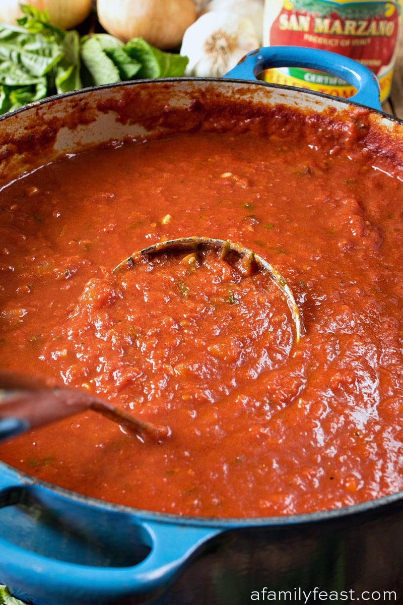 The Best Italian Tomato Sauce - A Family Feast®