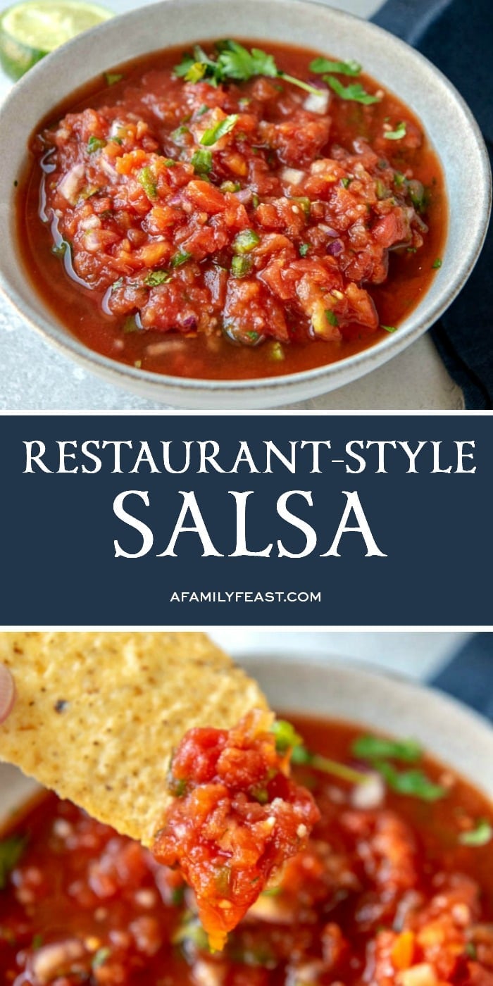 There are so many delicious salsa recipes out there, but this Restaurant-Style Salsa is truly one of the best! Perfect for Cinco de Mayo!