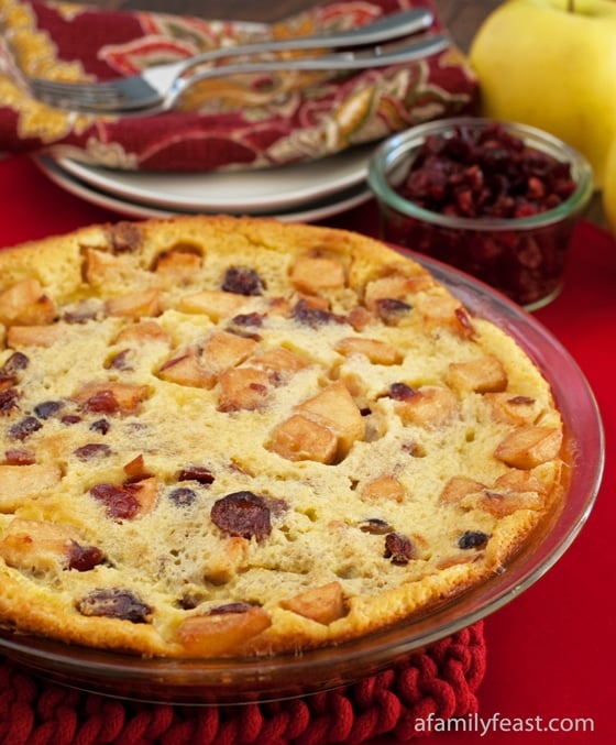 Cranberry Apple Clafoutis - A Family Feast