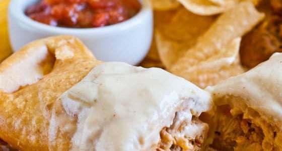 Chicken Chimichangas - A Family Feast